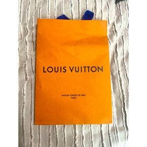Louis Vuitton shopping bag and envelope